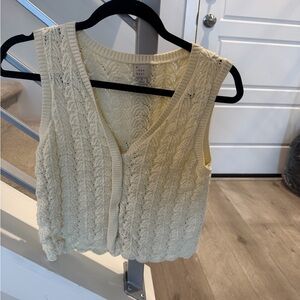 A New Day Ivory Knit Top
